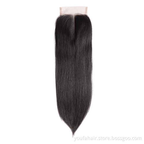 Hot Brazilian Virgin Cuticle Aligned Frontal Closure Human Hair 4x4 2x6 5x5 13x4 13x6 6x6 7x7 360 Swiss Lace Closure and Frontal